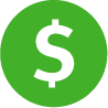 green cartoon coin icon.png