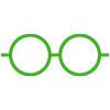 green cartoon glasses icon.png